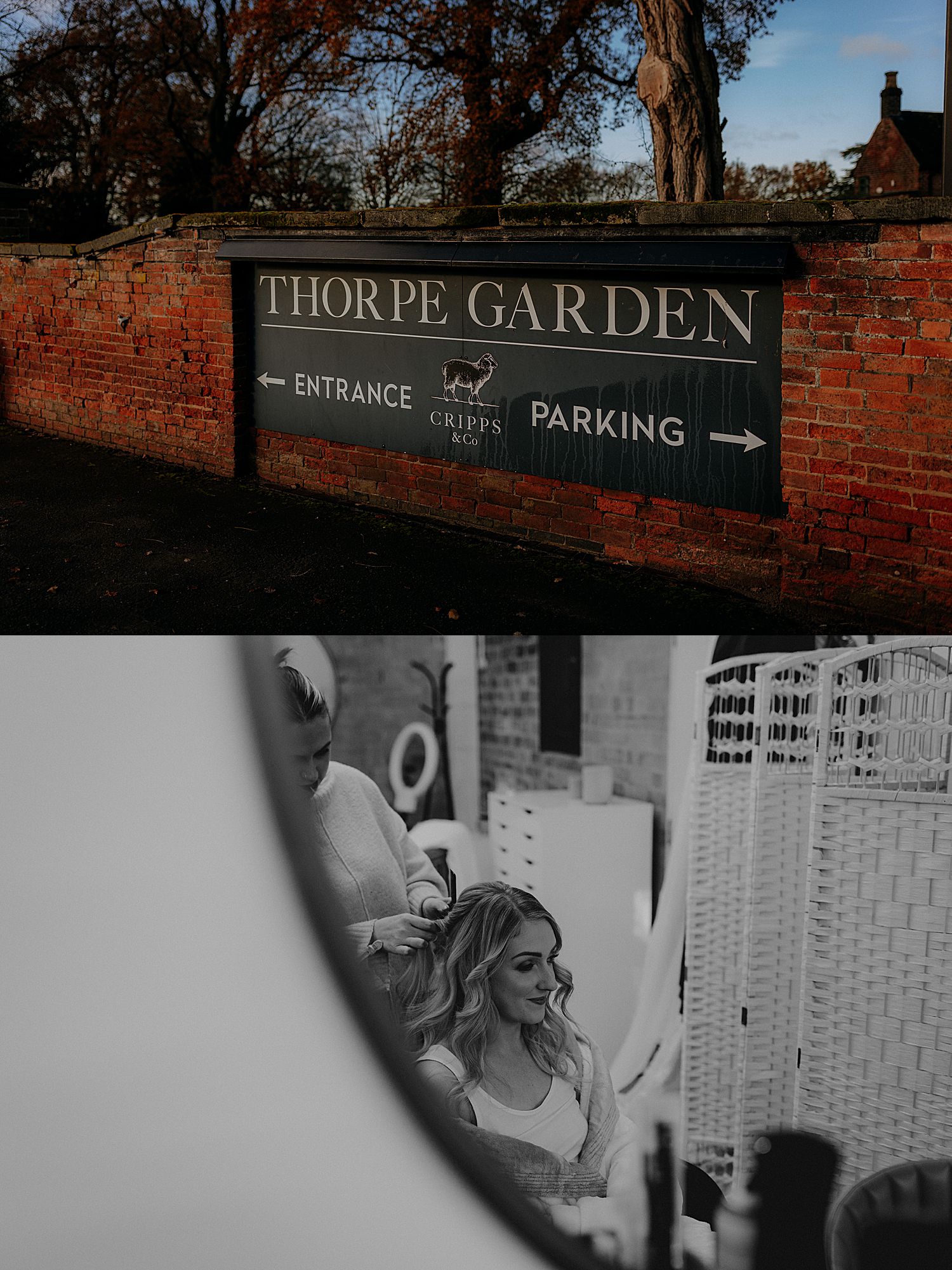 THORPE GARDEN WEDDING PHOTOGRAPHER
